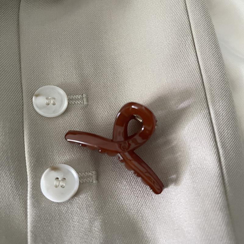 Exquisite Cross-shaped Small Claw Clips  Small Clips  Headwear Side Small Hair Clips  Back of The Head Claw Clips  Bangs  Hair Clippers  Top Clips