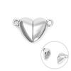 Magnetic Heart Clasp for Jewelry Making Stainless Steel Sturdy Fastening Solution Bracelet Necklace Gifts for Couples