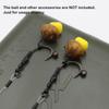 3pcs/pack Carp Fishing Accessories Ready Made Combi Spinner Rig Krank Hook Size 2 4 6 With Booms QC Swivel For Carp Fishing Terminal Tackle