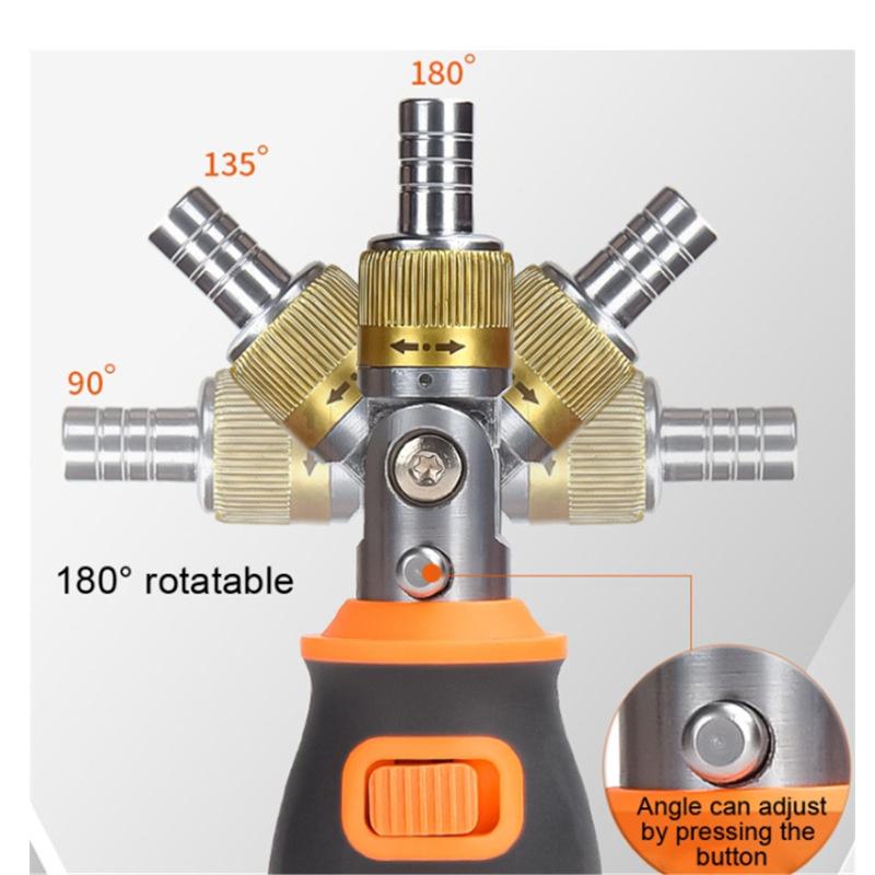 8 In 1 Portable Ratchet Screwdriver Hidden Screwdriver Combination Set Multi Angle Rotation Multifunctional Maintenance Tools