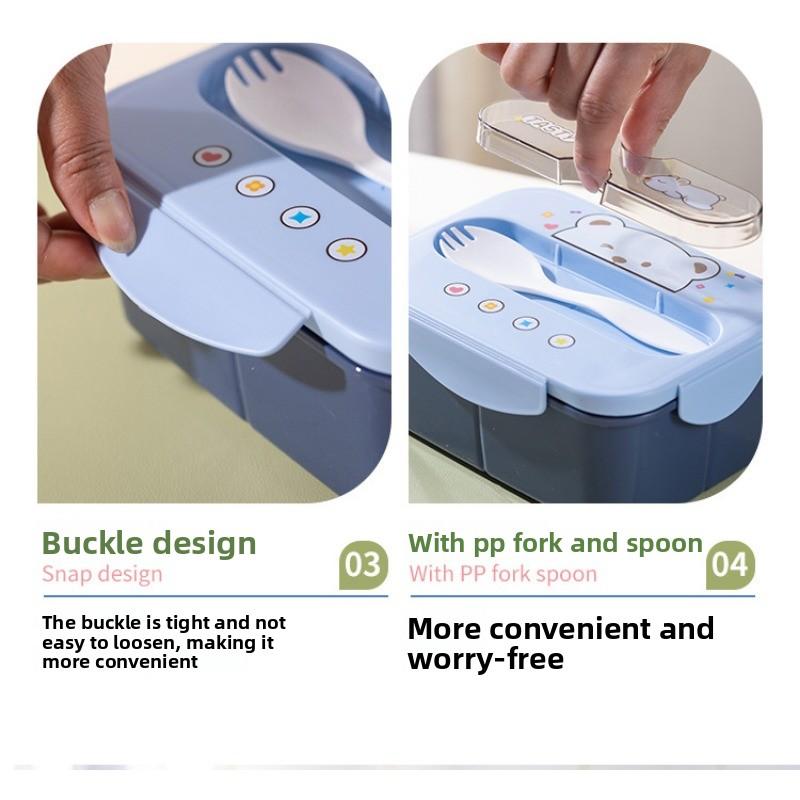 Heiß verkaufendes Lunchbox-Set, Trinkbecher-Set, Schülermittagessen-Box-Set, Plastik-Bento-Lunchbox mit Trinkbecher.