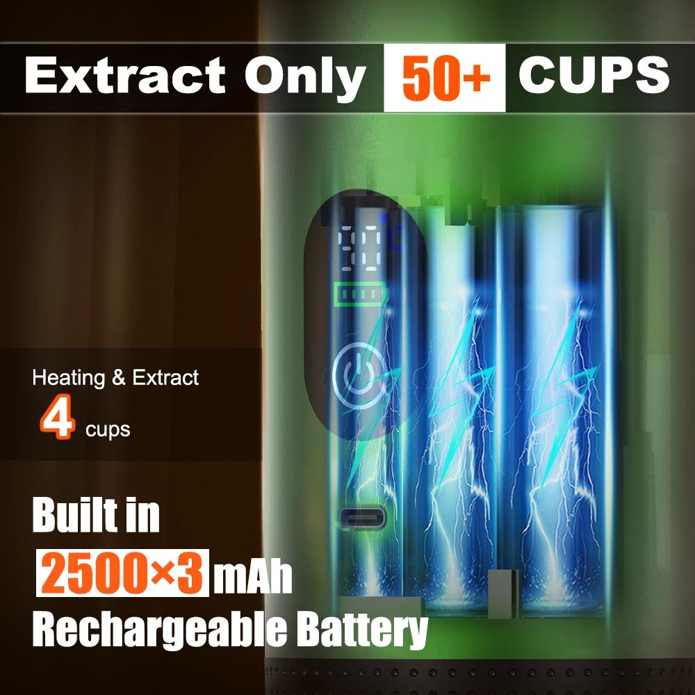 3-in-1 Capsule Coffee Maker With Digital Display Portable Espresso Coffee Machine for Car & Home Camping Coffee Maker