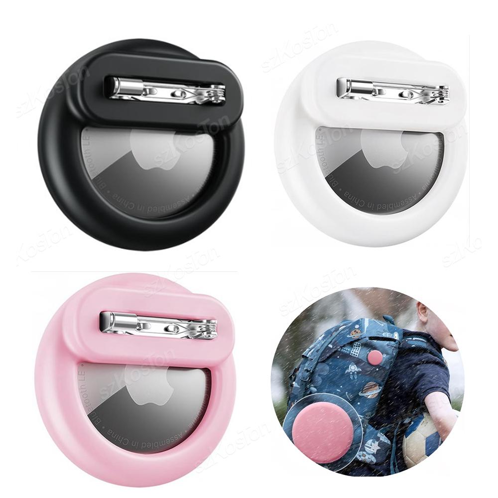 Silicone Air Tags Holder For Kids With Safety Pins AirTag GPS Tracker Case For Children Elderly Hidden Inside Clothes Shoes