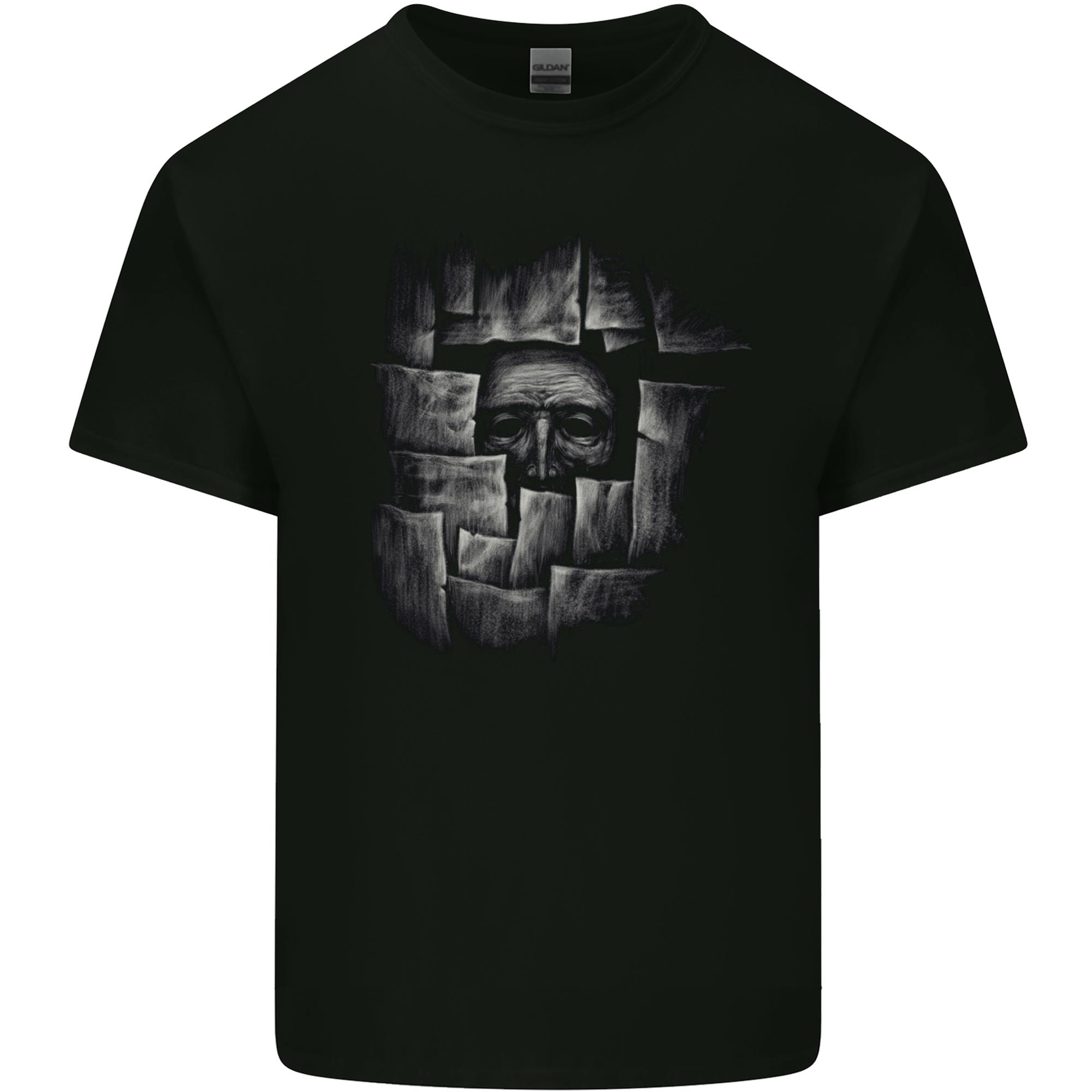 Behind the Wall Gothic Goth Halloween Unisexs Light Cotton TShirt S