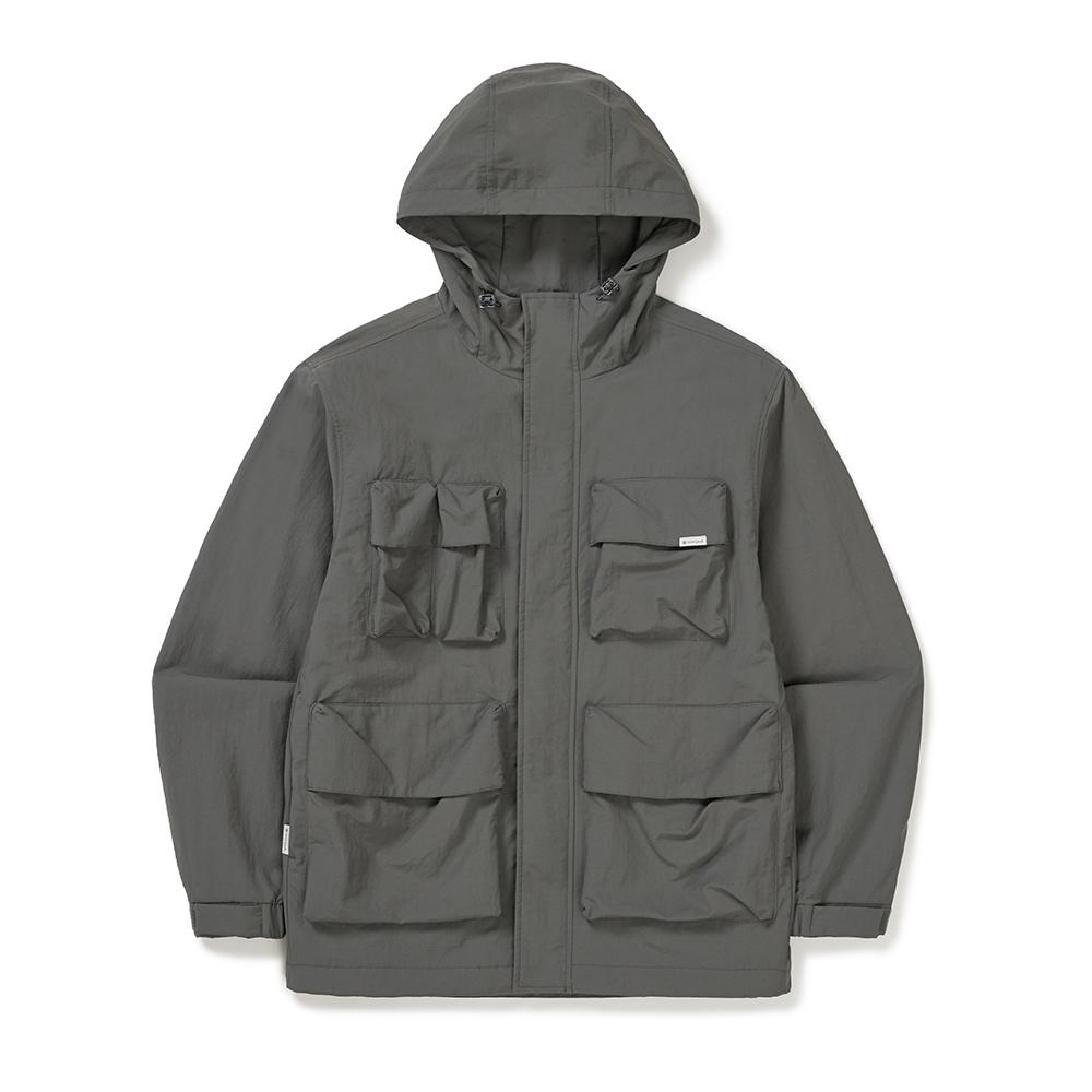 [Snowpeak] Campl Utility Windbreaker Dark Gray (S25SMCWB10)