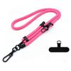 Phone Lanyard Adjustable 1 Cm Diameter Outdoor Universal Case  Anti-lost Wrist Strap Crossbody Shoulder Card Neck Cord Clip Hang