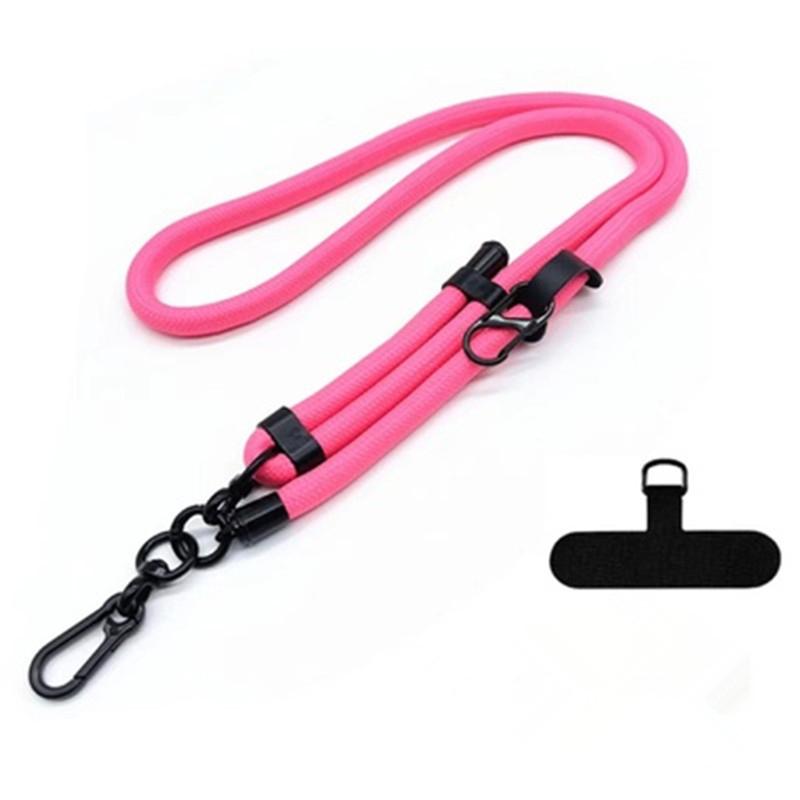 Phone Lanyard Adjustable 1 Cm Diameter Outdoor Universal Case  Anti-lost Wrist Strap Crossbody Shoulder Card Neck Cord Clip Hang