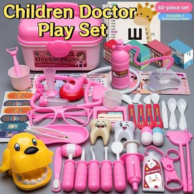 Creative Doctor Pretend Role Play Kit Simulation Dentist Kid Stethoscope Doctor Set  Kids Gift