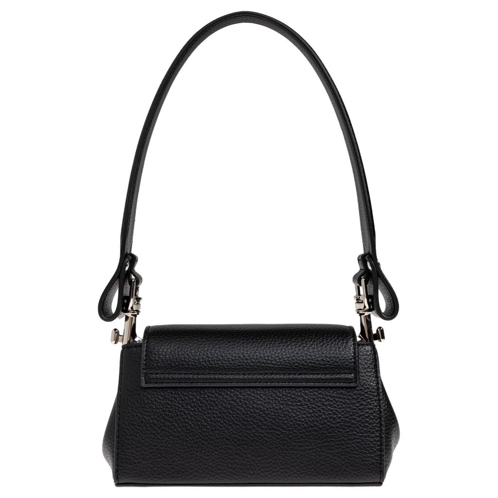 VIVIENNE WESTWOOD Hazel Logo Embossed PU Crossbody Shoulder Bag Small Women Bags Black 4603000XWS000DN403