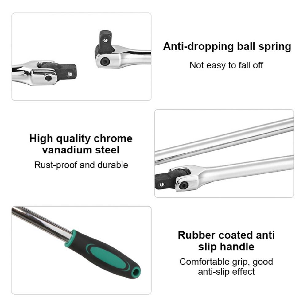 1/2 Zoll Antrieb Brechstange Steckschlüssel 15'' 18'' Hebel Lenkgriff Mechanische Reparatur