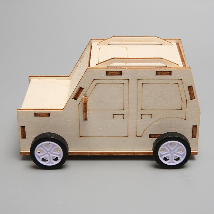 Science And Technology Small Production Handmade Diy Homemade Back Force Car Children's Science And Education Toys Using The Inertial Physics Of