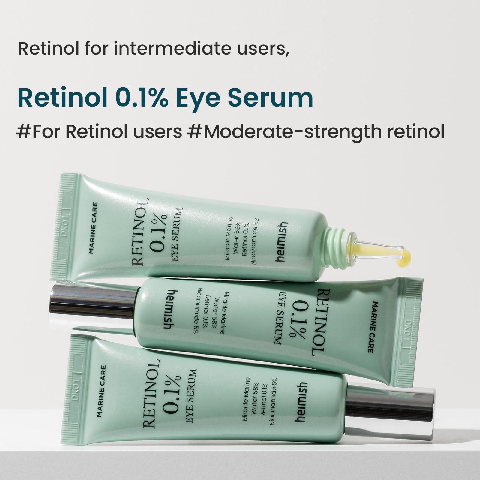 

heimish Marine Care Retinol 0,1% Eye Serum 30ml +RANDOM GIFT