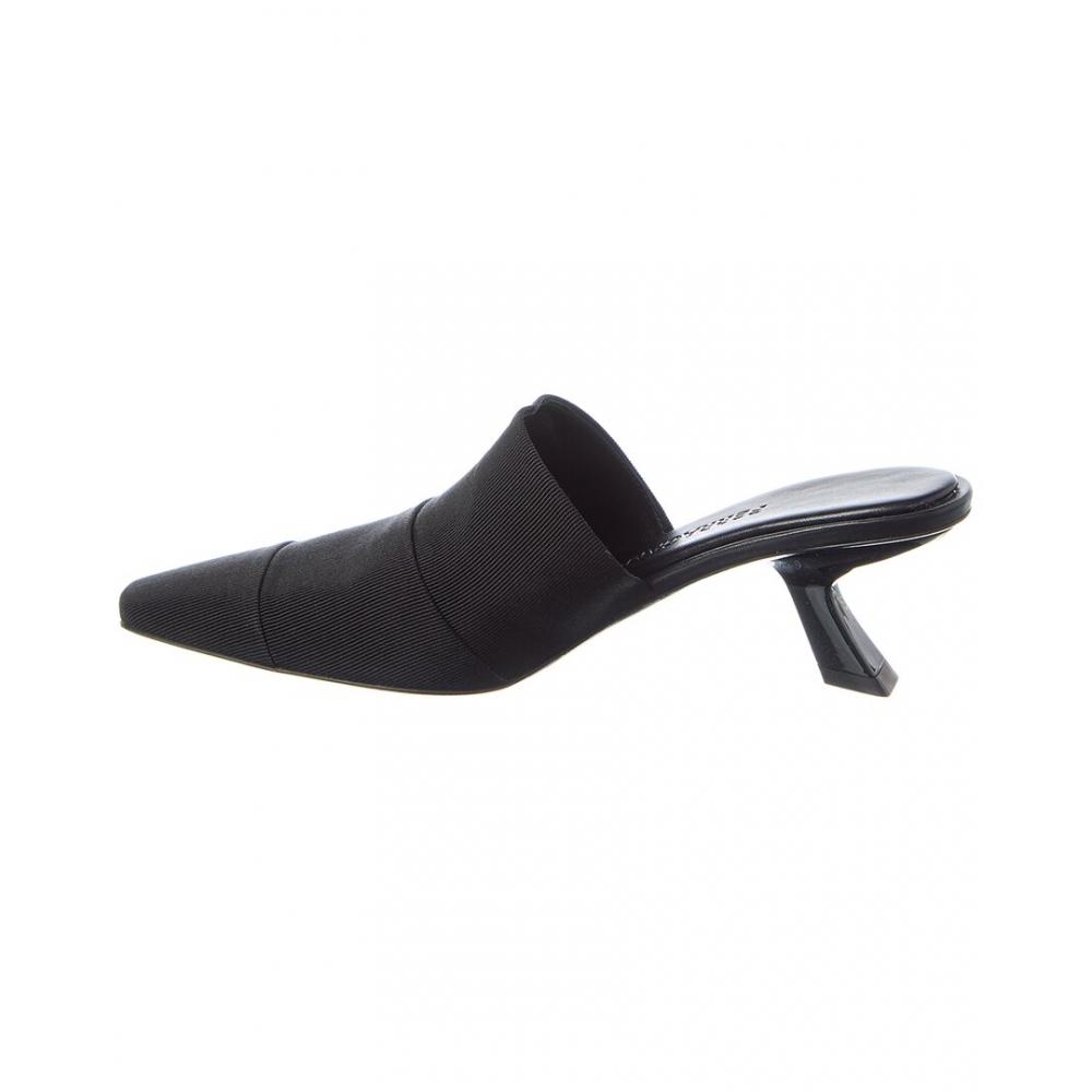 Salvatore Ferragamo Ferragamo Algedi Grosgrain Mule Black