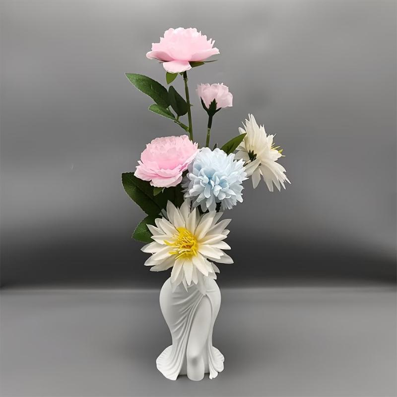 3D Printing Elegant Dress Vase Sculpture Decoration Practical Home Decoration For Dining Table Or Entryway Console