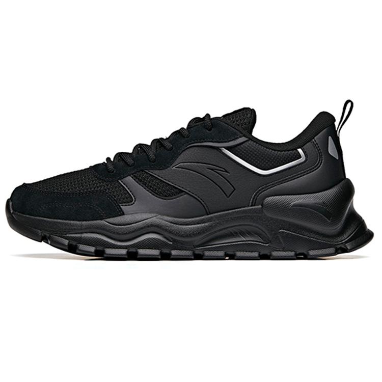 

New Anta Variety Training Collection Anti Slip Wear Resistant Low Top Training Shoes Men s Pure Black 912127026-1 42