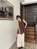 Korean Chic Floral Halter Vest - 2025 Summer Style for Women: Petite Vacation Shirt