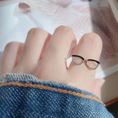 Fabulous Funny Accessory Ring Portable Glasses Shape Knuckle for Home