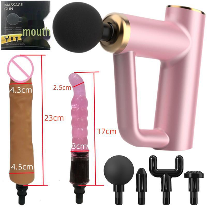 Multi-Function Massage Gun Adapter Kit with Silicone Heads for Adults