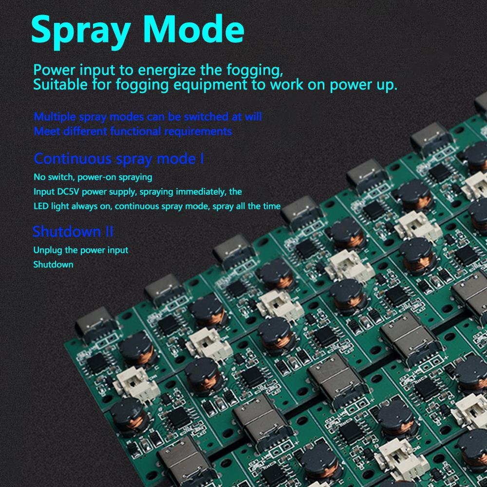 1/2/5/10/20PCS Ultrasonic Sprayer Humidifier DC 5V USB Atomizer Drive Module Mini Humidifier DIY Set