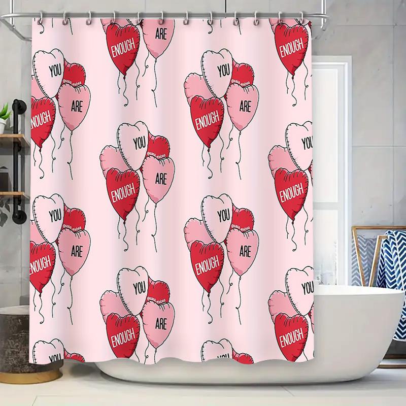 

Decorative Shower Curtain Floral Pattern Waterproof Bathroom Decor Modern Farmhouse Style Fabric Backdrop Vintage Aesthetic W60H190(CM)-1 Pcs