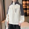 Jacket men's color blocking 2025 autumn and winter new men's youth windproof fashion casual top jacket trend