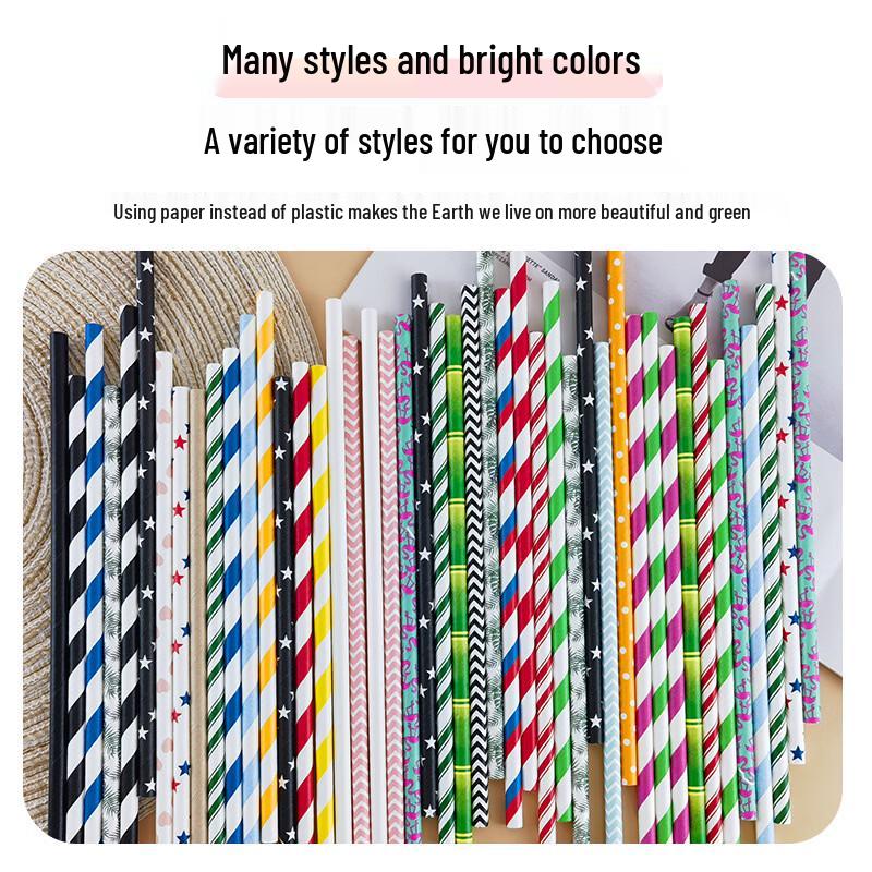 

Biodegradable Paper Drinking Straws (5 Packs)