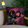 Warcrafts Of World W-Wow Pillow Case Home Dorm Chair Back Short Plush Double-Sided Printing Office Nap Time Cushion Cover