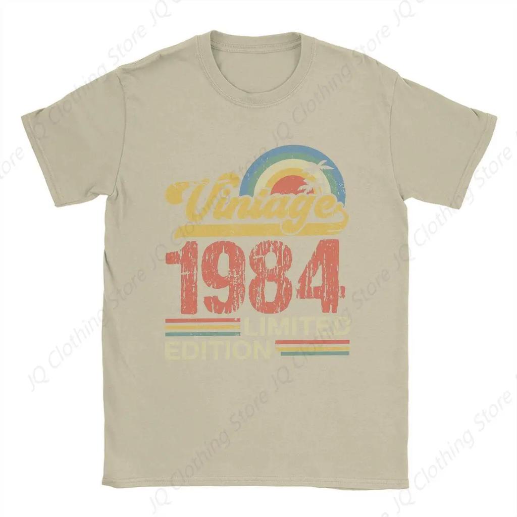 Fun 1984 Birthday 50 Years Old T Shirt Men Women 100% Cotton 50th Gift Tee Shirt Adult Clothes