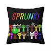Sprunki All My Toys Pillow Cover Cushion Cover Square Design Pillow Case Morden Pillowcases For Sofa Bedroom Home Decor