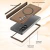 Magnetic Matte PC Hinge Protection Full Body Hard Pen Slot Case & Pen for Samsung Galaxy Z Fold8 Ultra 7 6 5 With Tempered Glass
