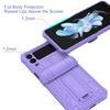 New Model Suitable for Samsung Z Flip4 Mobile Phone Case Folding Bracket with Lens Film Anti Fall Mobile Phone Protection Case