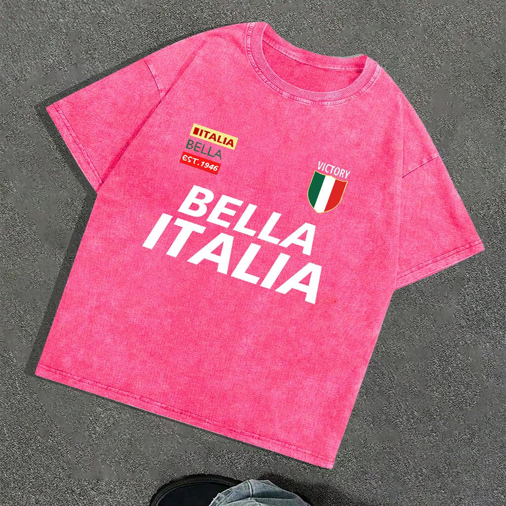 Men's Graphic Tees Shirt Unisex Cotton Oversized T-Shirt Short Sleeve Vintage Streetwear Casual Tee Top