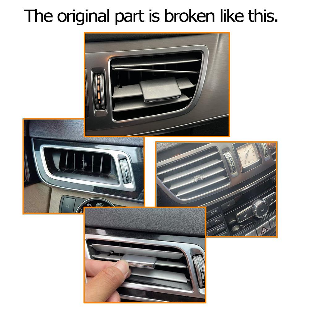 Dash Console A/C Air Vent Outlet Grille Repair Kit For Mercedes Benz E Class Sedan W212 E180 E200 E260 E300 E320 E400 2014 2015