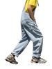 TIDEWORD and Denim Street Style with Plus Loose Light Blue Men's Women's Overalls, All-in-One Jeans, Pockets, Sizes, Casual, Fit, Flattering,