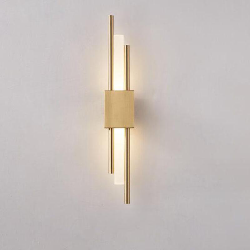 

Светодиодные настенные светильники Акриловые трубки Светодиодное декоративное освещение или освещение гостиной Right warm light медный