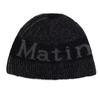 Matin Kim Letter Knit Beanie Hat Unisex Streetwear Winter Cap Men Women Trendy Korean Fashion Cold Weather Accessory