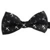 Męska poliestrowa jedwabna mucha z kreskówkowym nadrukiem na wesela i wydarzenia