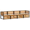 4 Piece Garden Sofa Set with Cushions Solid Acacia Wood
