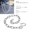 Trailer Safety Chain, Withstands Large Tensile Force 3500 Lbs Load Capacity, S-Hook Trailer Safety Chain, Fits Trailers, RVs