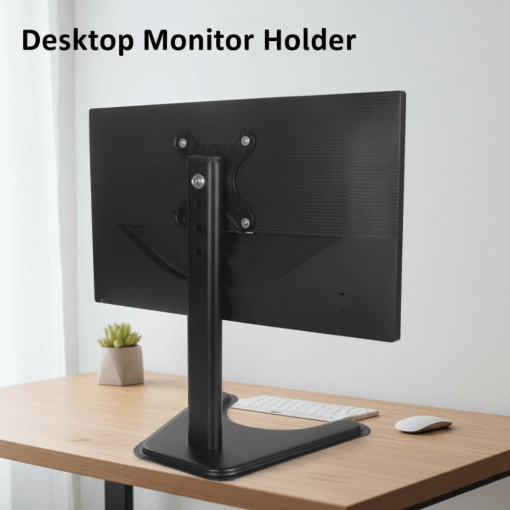 Large Base Computer Monitor Stand Adjustable PC Screen Stand Bracket Desktop Monitor Holder  Home