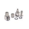 10Pcs Male Thread Micro Quick Twist Joint 3mm 4mm 6mm OD PL/PC Air Tube Connector M3 M4 M5 M6 Screw Through