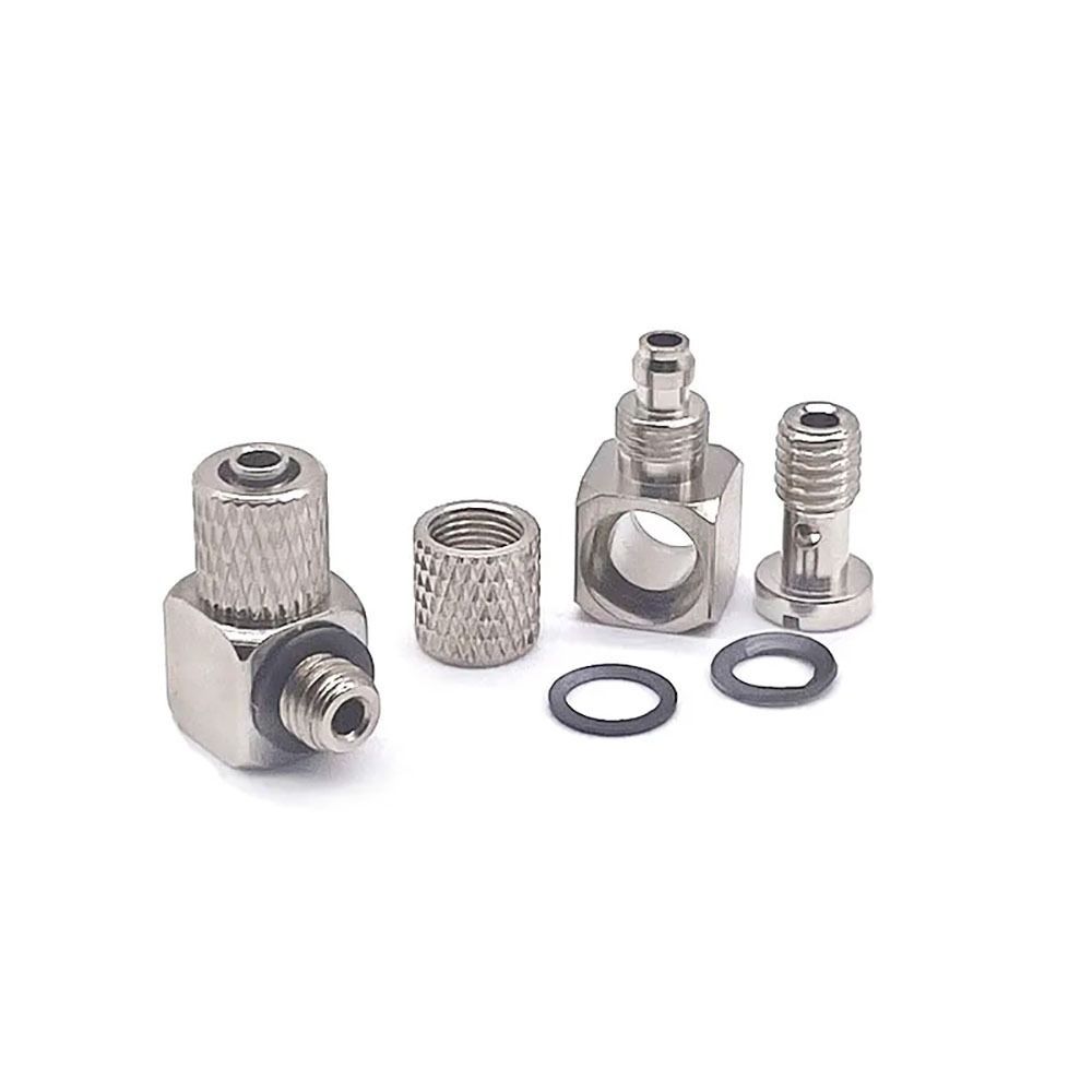10Pcs Male Thread Micro Quick Twist Joint 3mm 4mm 6mm OD PL/PC Air Tube Connector M3 M4 M5 M6 Screw Through