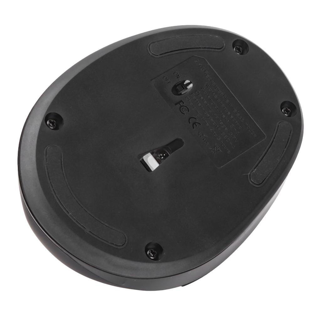 Left Hand Vertical Mouse 2.4G Wireless Vertical Ergonomic Mouse Rechargble Mouse with USB Adapter   DPI for PC