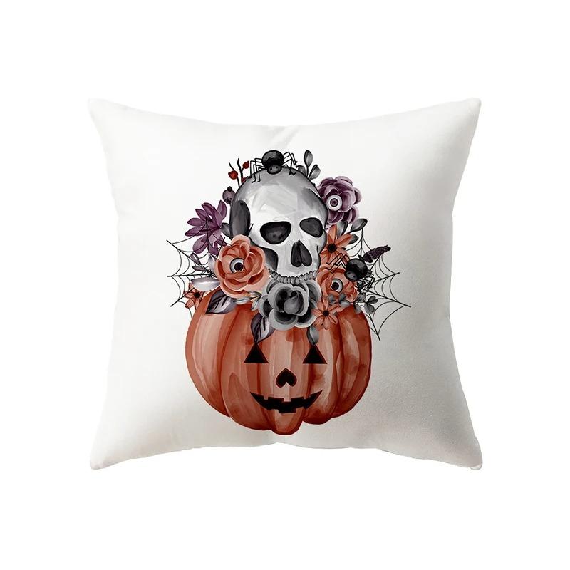 Halloween Theme Spider Web Haunted House Office Living Room Sofa Car Decorative Pillowcase