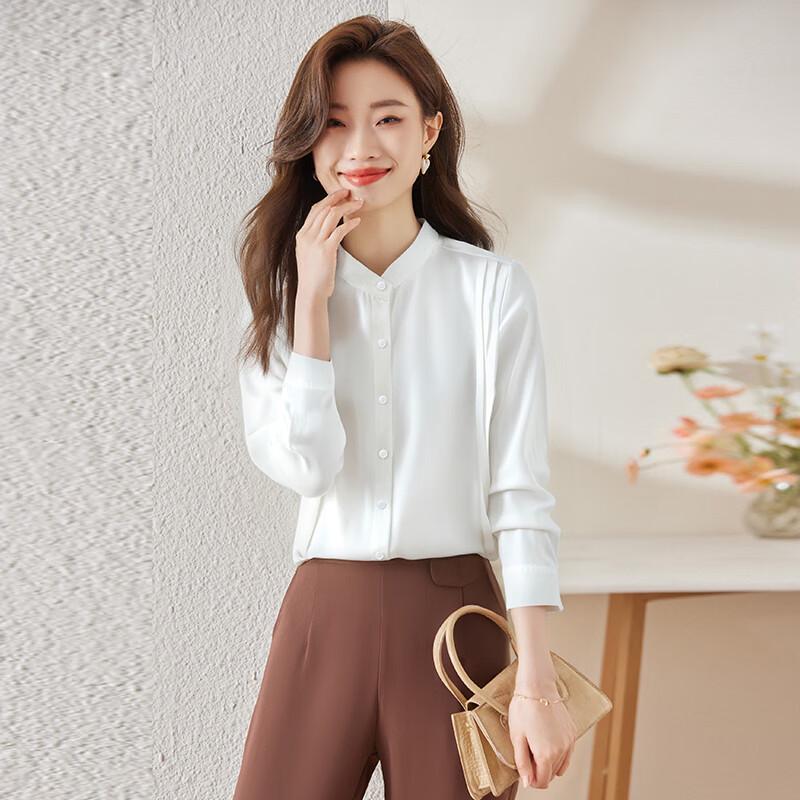Women's New Chinese Style Stand-Collar Chiffon Shirt