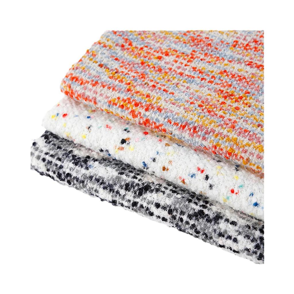 Material textil pentru pulover cu ace groase, cu model hortensie, toamnă/iarnă 2024, în stil parfumat, care se învârte în culori vii