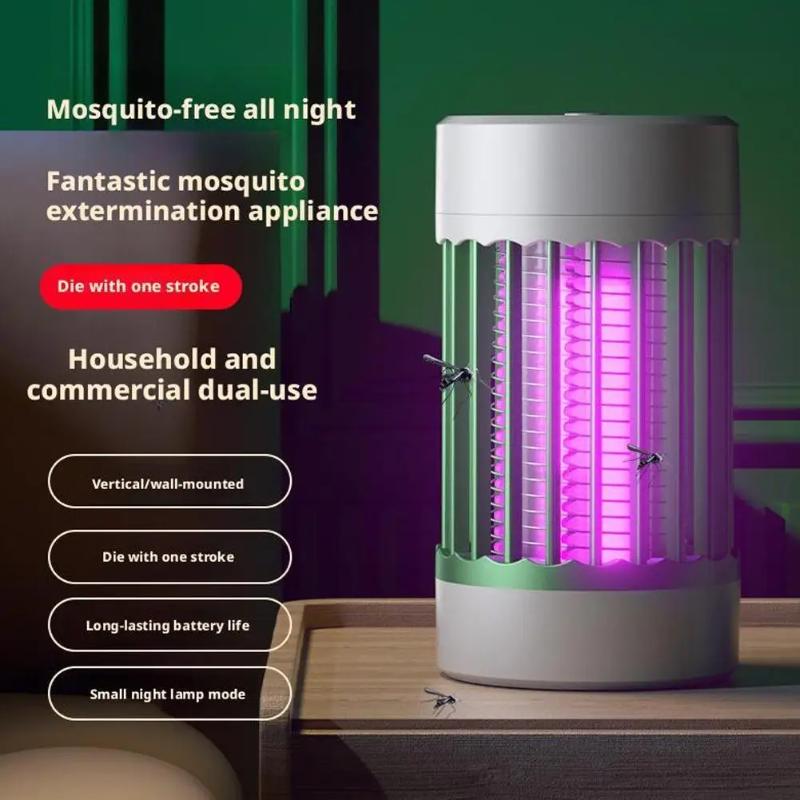 Lampe tue-moustiques rechargeable avec mode veilleuse Sûr et silencieux Pour femmes enceintes et bébés