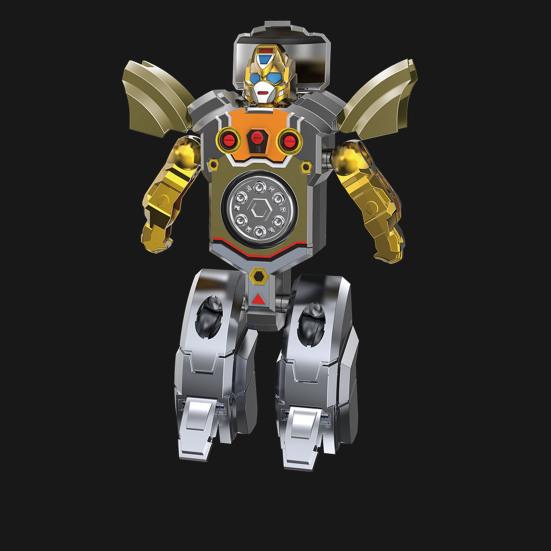 Transforming Robot Spinner Toy Stress Anxiety Relief Deformable Robot Spinning Toy Kids Teens Adults Fingertip Gyroscope Fidget Toy