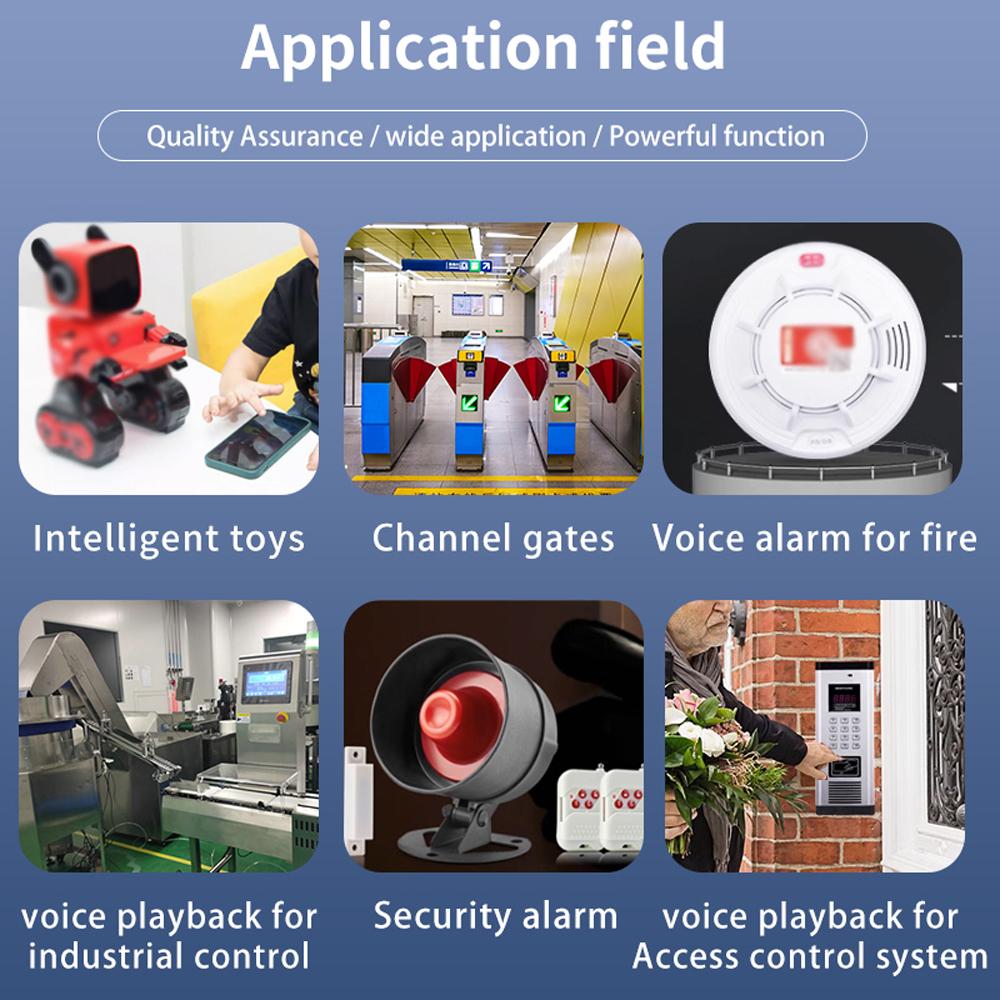 10W 20W MP3 Player Sound Module Voice Playback Board 9CH One for One Control Audio Player Module Memory Card U Disk