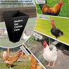 Ergonomic Chicken Cone Iron Poultry Restraint Funnel For Home Slaughter Humane Animal Handling Tool Farm Use